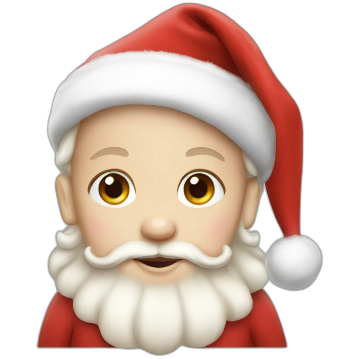 baby santa emoji