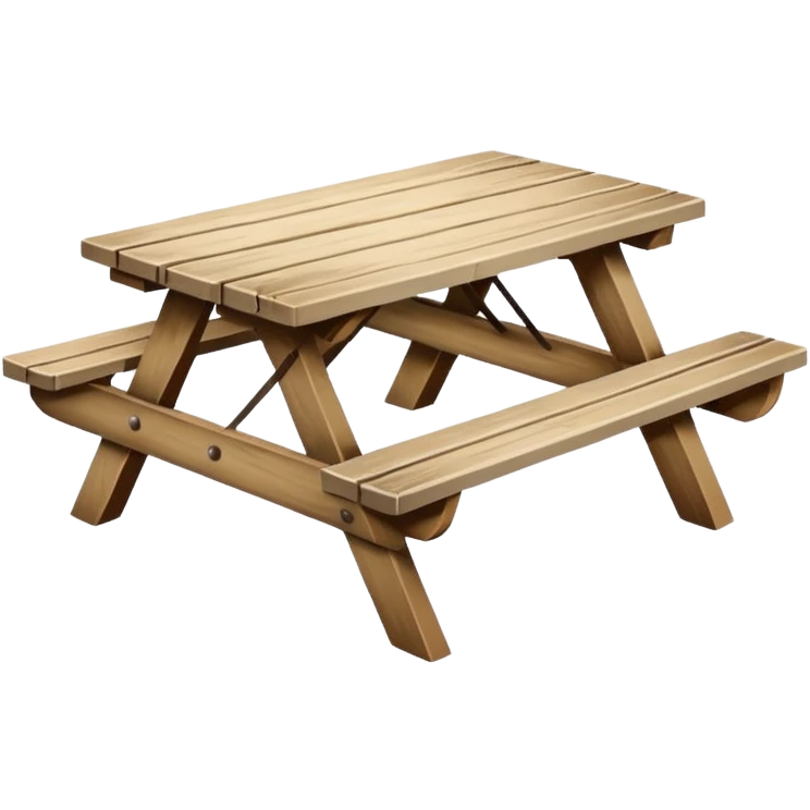 Picnic table emoji