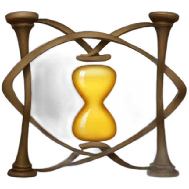 the infinity sign + an hourglass emoji