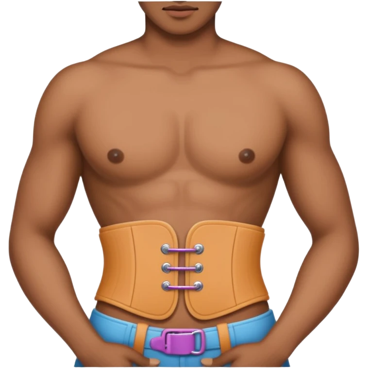 Strap on with dildo attached around waist emoji