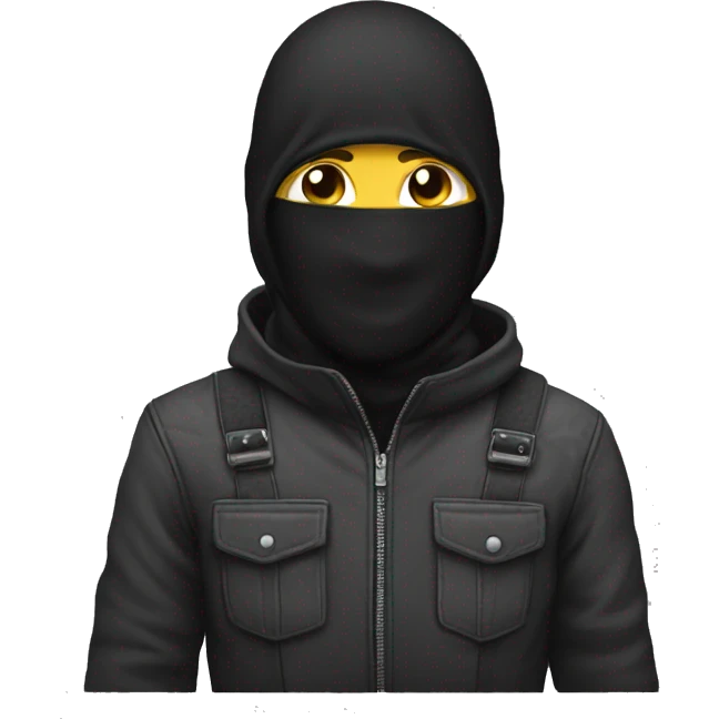 balaclava no cat emoji