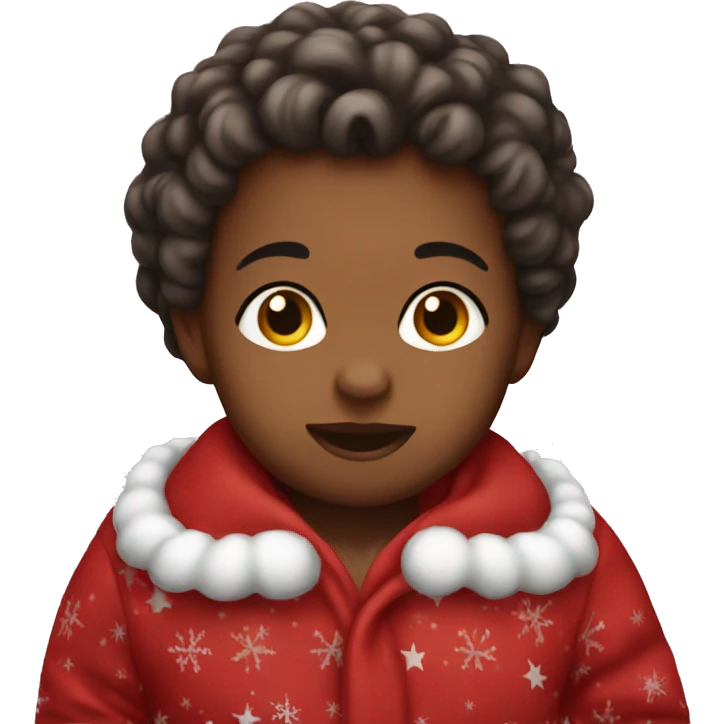 Christmas baby emoji