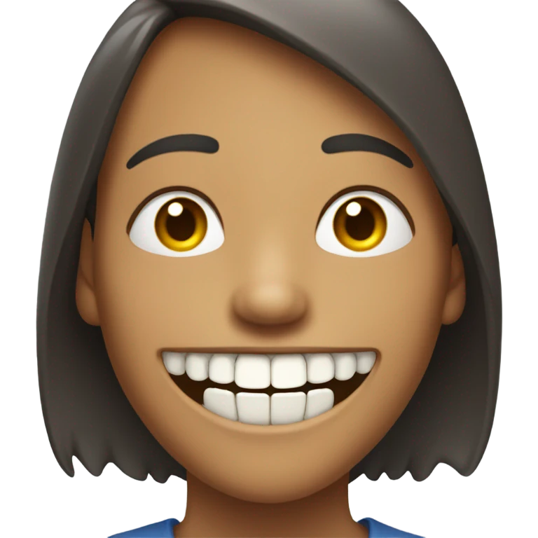 Teeth missing emoji