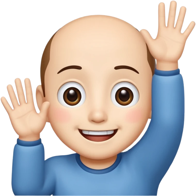 Shinchan saying hi emoji