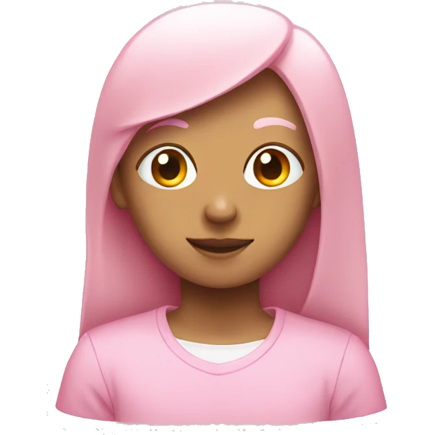 light pink emoji
