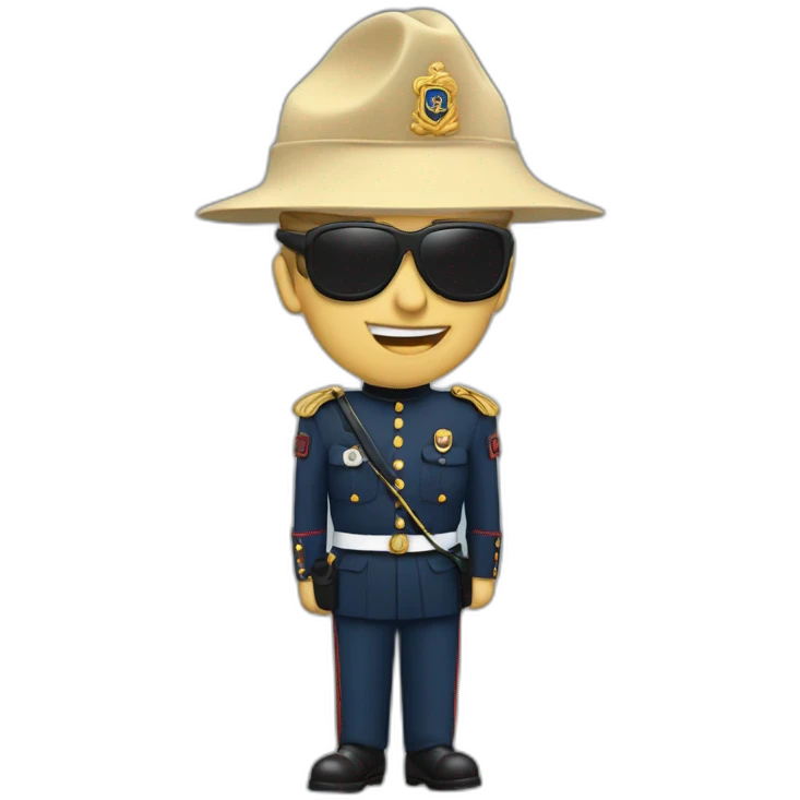gendarme+qui+rit emoji