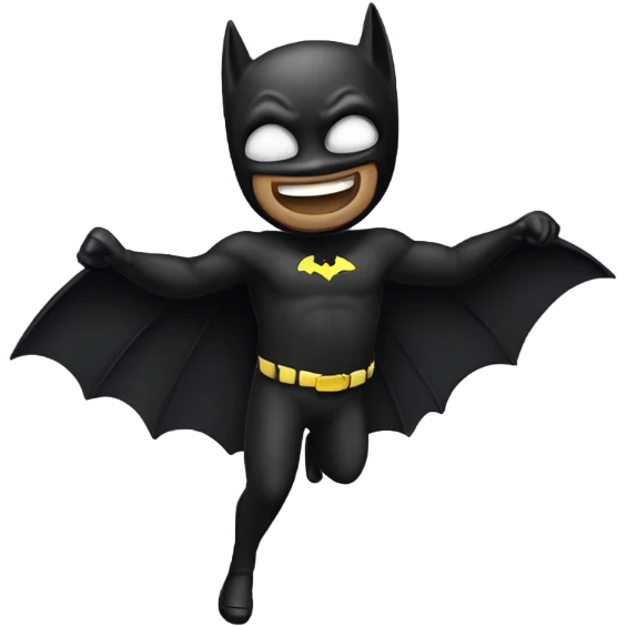 bat man dancing emoji