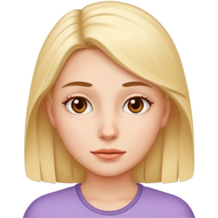 female character with sensitive allergicskin emoji