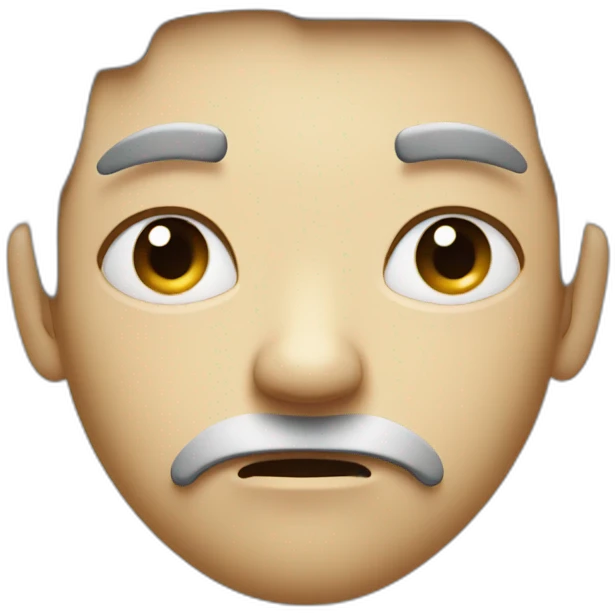 frowning face with one eyebrow raised emoji