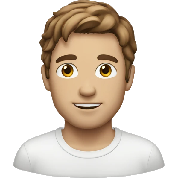 white brown haired men emoji