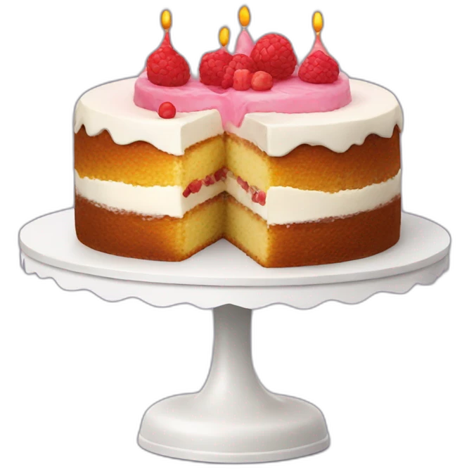 Gâteau anniversaire 8 ans emoji