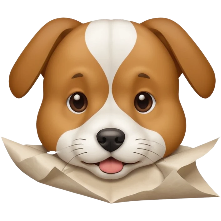 Dog ate homework  emoji