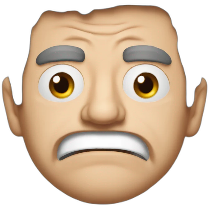 Mélenchon angry emoji