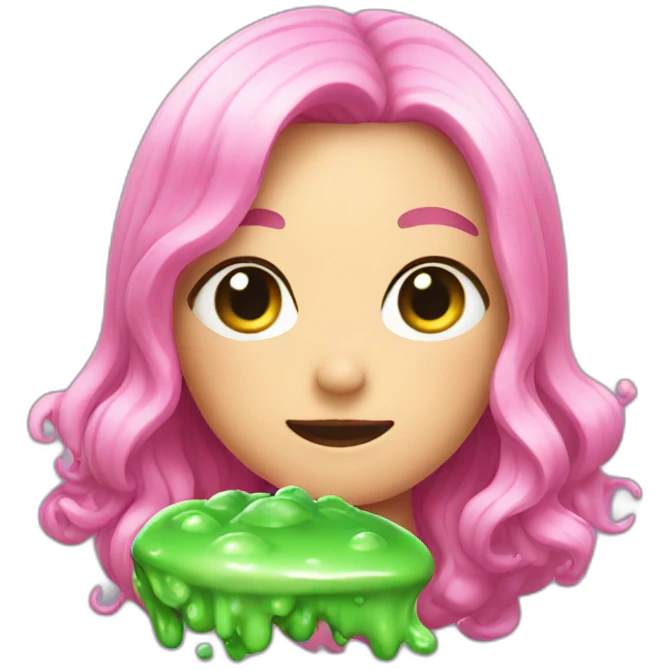 Slime girl emoji