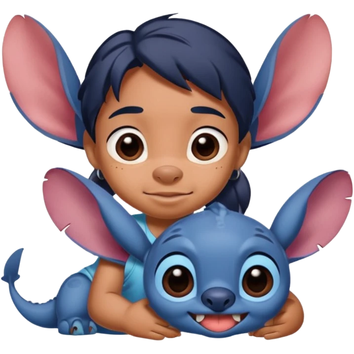 Lilo and stitch make stitch cute cuter make it look relaistic emoji