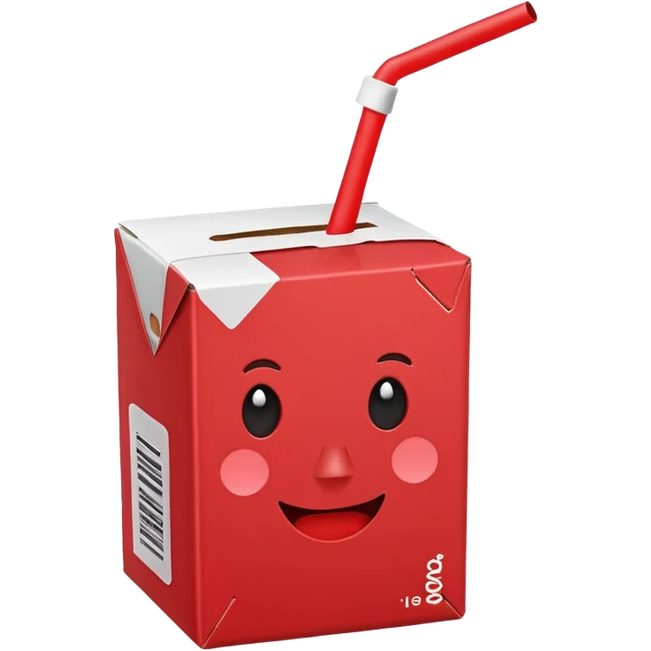 Juice box emoji