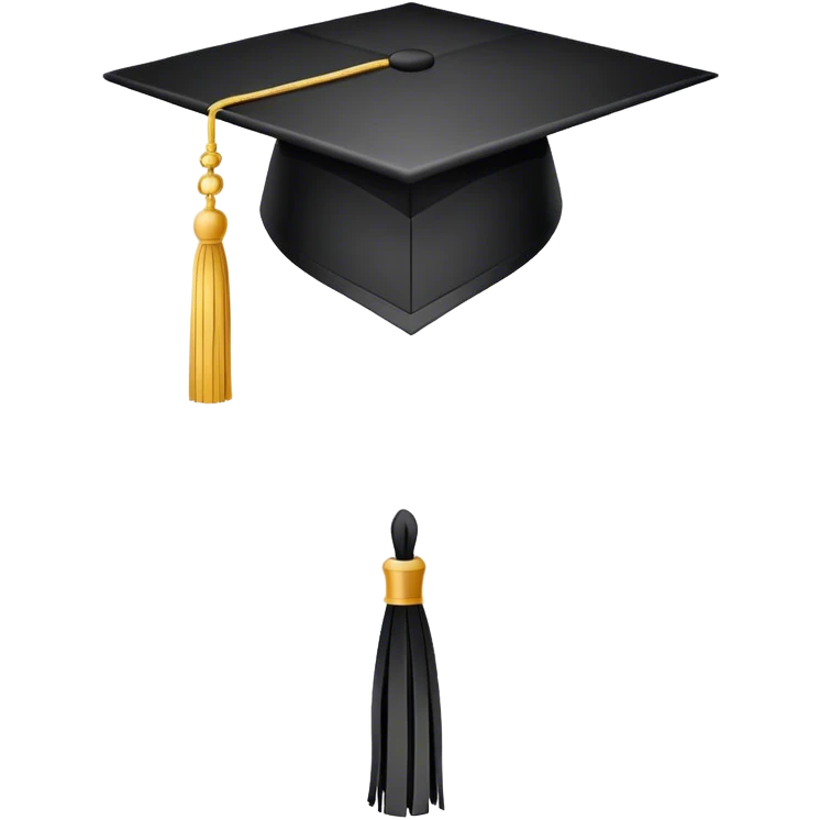 Danish graduation cap emoji