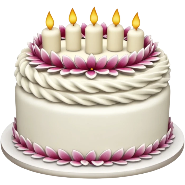 floral cake realistic aeshthethic   emoji