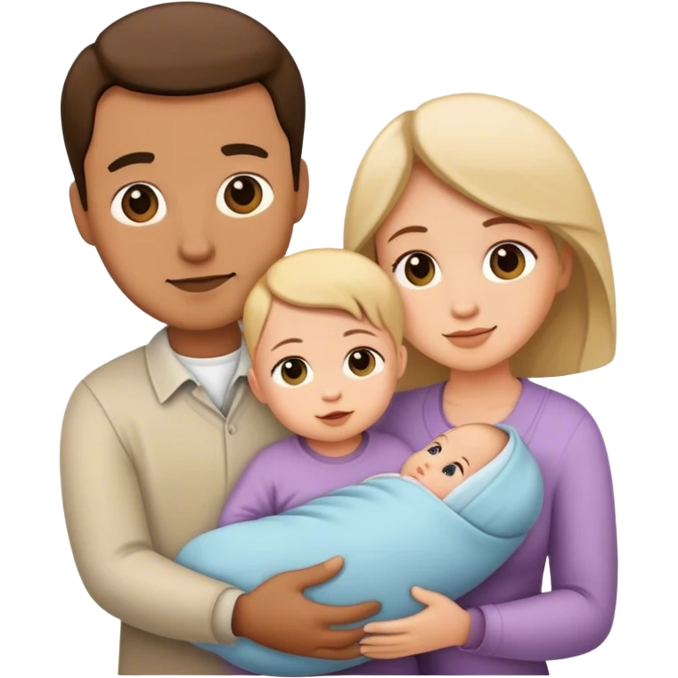 mum dad child baby emoji