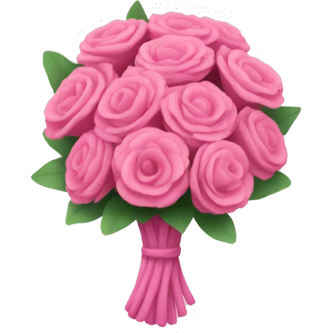pink bouquet emoji