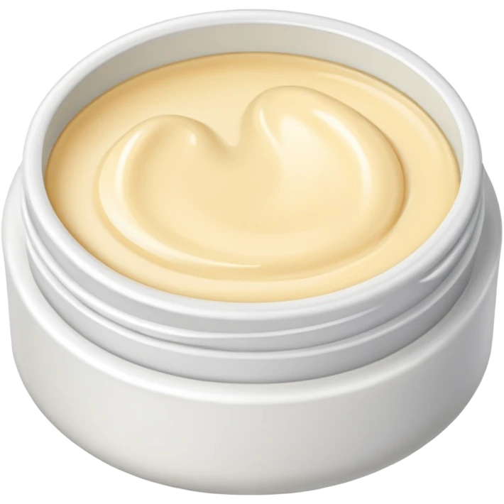 Cosmetic paste-like substance emoji