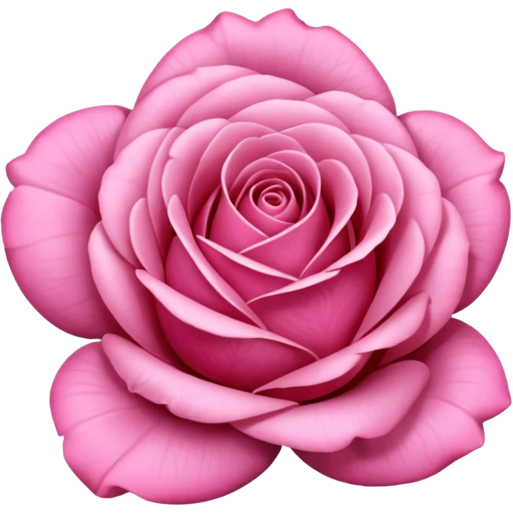 Pink rose emoji