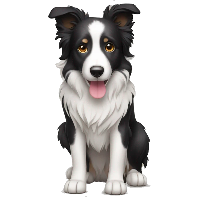 Border Collie Dog Full Body emoji