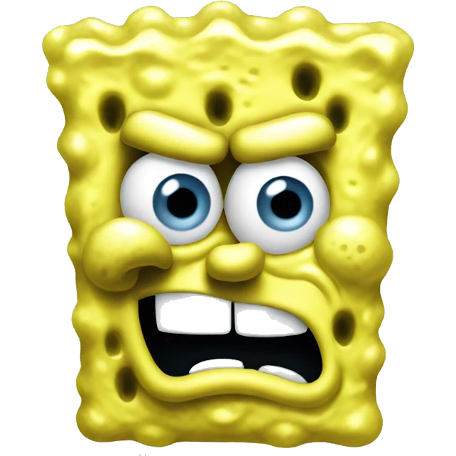 spongebob's agressive side emoji