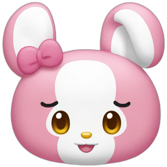 My melody from sanrio emoji