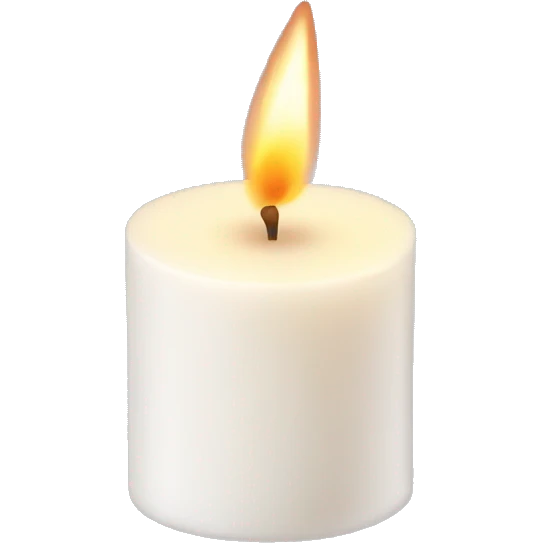 White candle  emoji