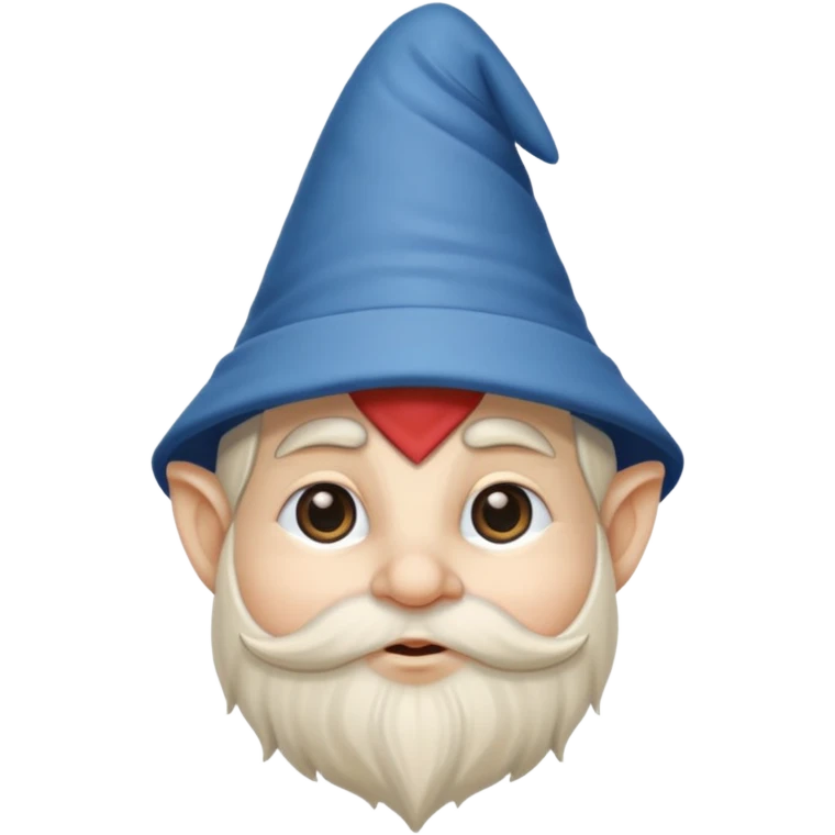 Gnome with no eyes emoji
