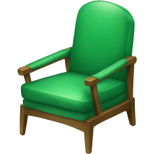 Green chair emoji