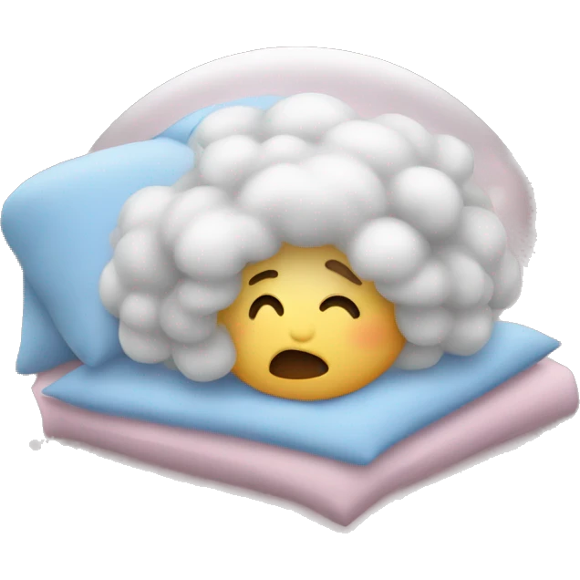 Goodnight in bubble font  emoji
