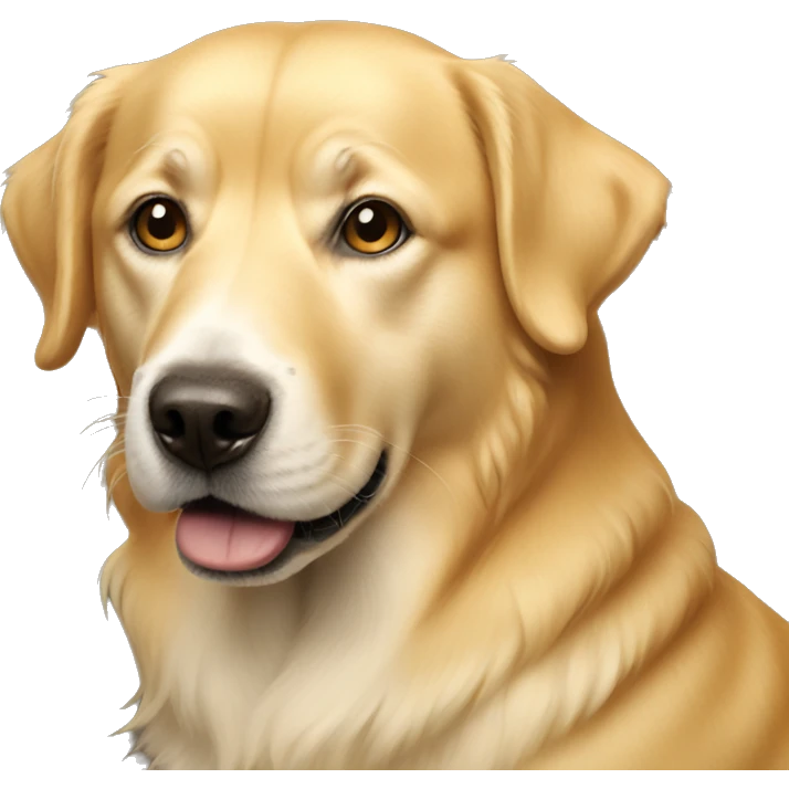 golden dog emoji