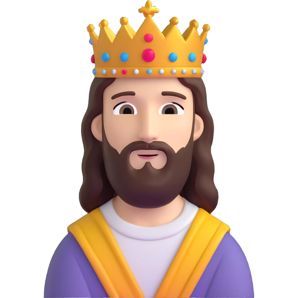 Jesus crown emoji