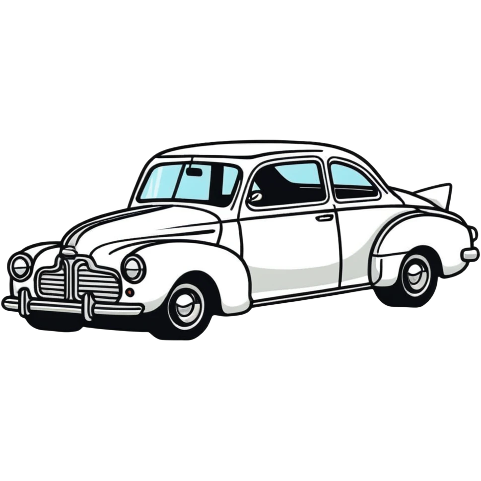 vintage classic car emoji