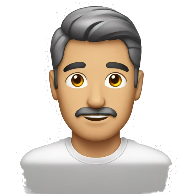 hombre moreno ojos cafe emoji