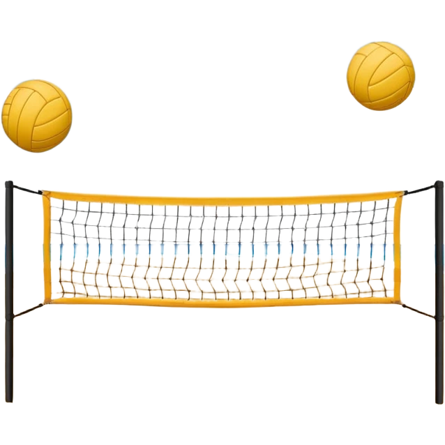 beach Volleyball court emoji