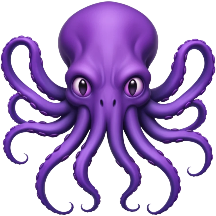 The Mind Flayer without face emoji