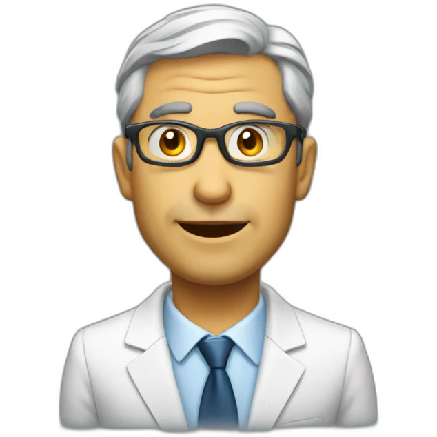 empresario cabeça tv emoji