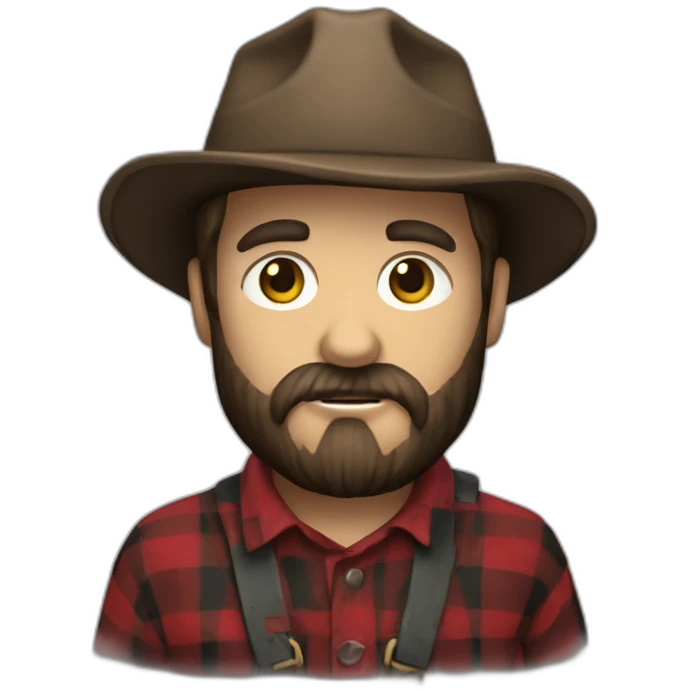 lumberjack from harry potter universe noir emoji
