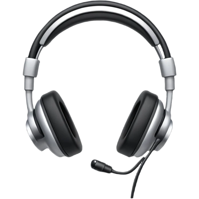 Dispatch headphone with mic emoji