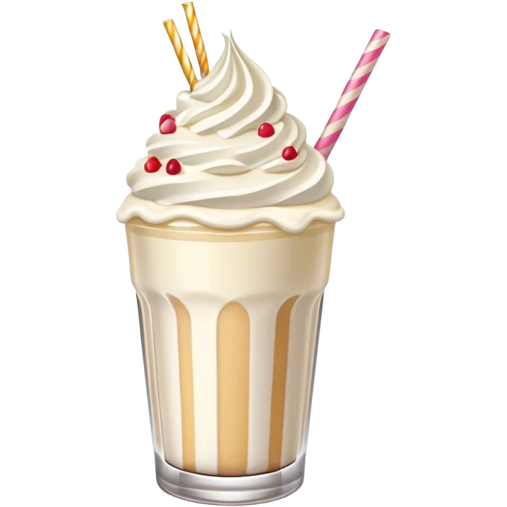 birthday cake milkshake emoji