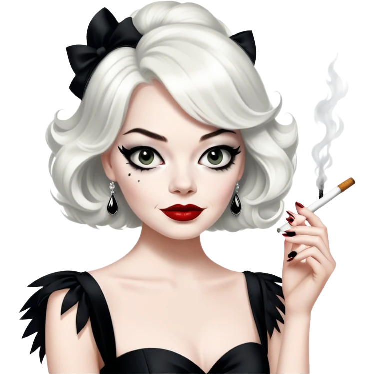 emma stone as Cruella emoji