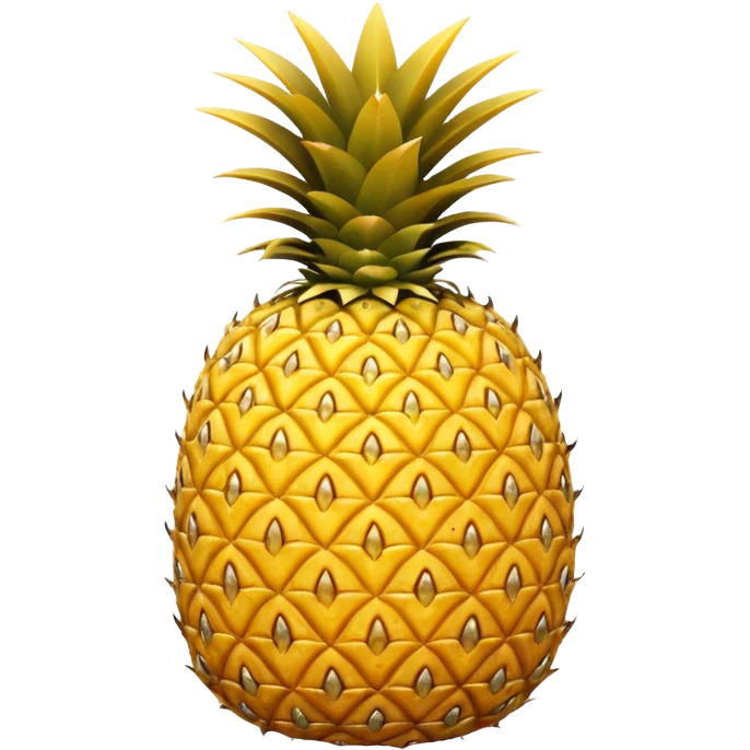 Upside down pineapple with no background emoji
