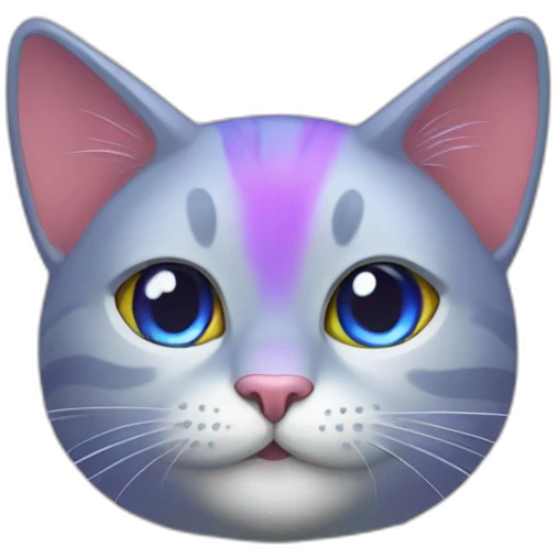 holo rainbow cat emoji