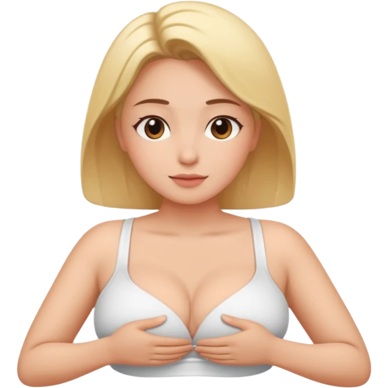 large breasts massage emoji