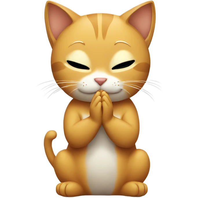 cat praying emoji