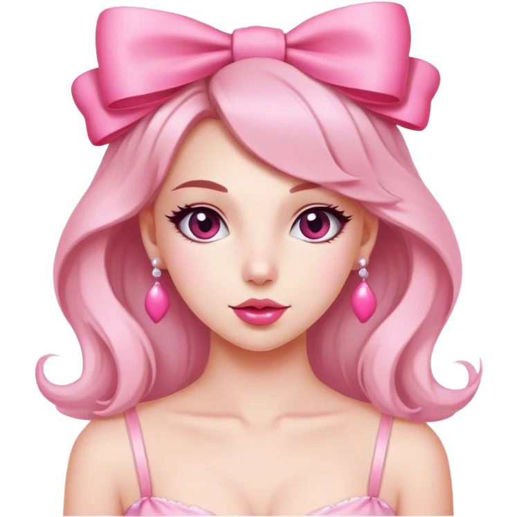 Coquette girl emoji