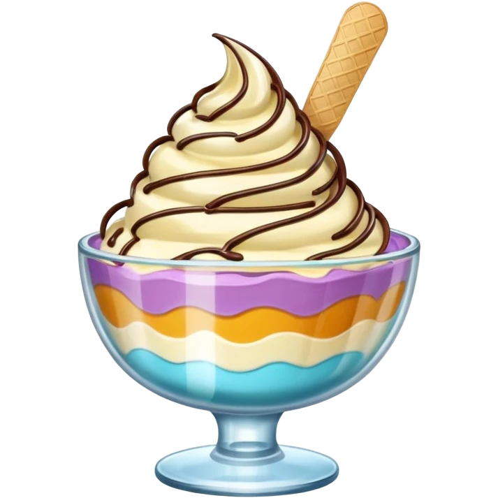 ice cream glass bowl emoji